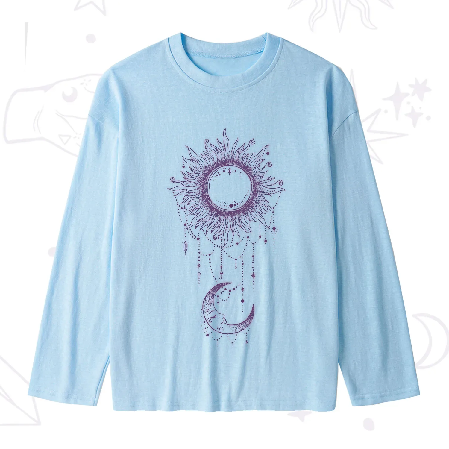 [Copy]Purplehecate Go Sage Yourself Slub Long Sleeve T-Shirt