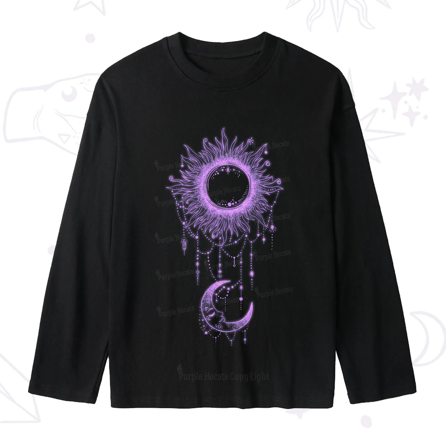 [Copy]Purplehecate Go Sage Yourself Slub Long Sleeve T-Shirt