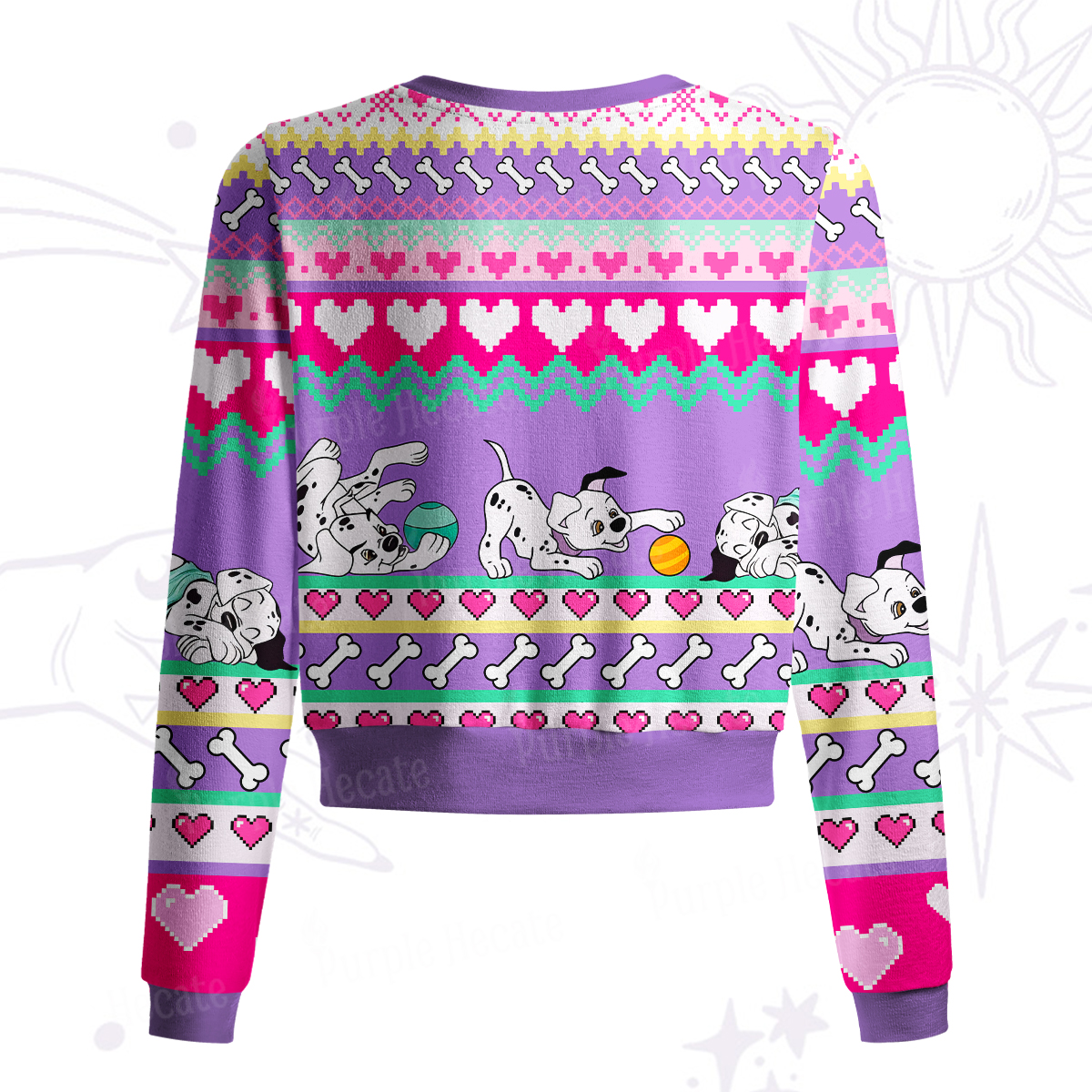 Purplehecate Dalmatian Playtime Knit Cardigan