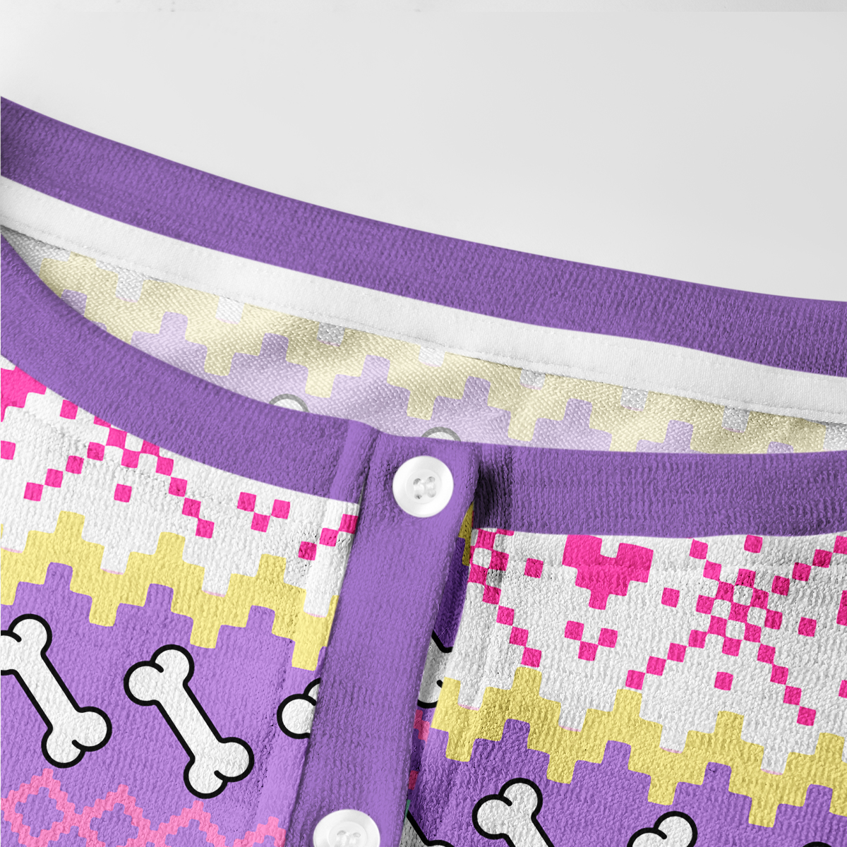 Purplehecate Dalmatian Playtime Knit Cardigan