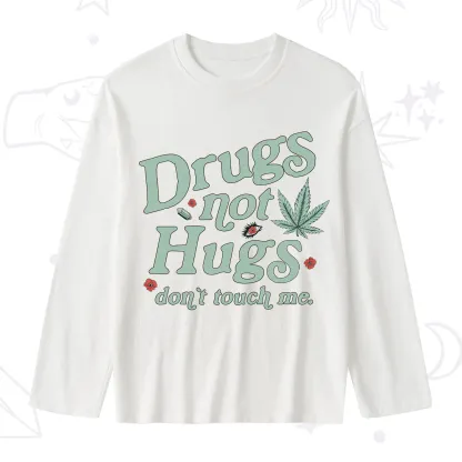 Purplehecate Sarcastic Weed Slub Long Sleeve T-Shirt