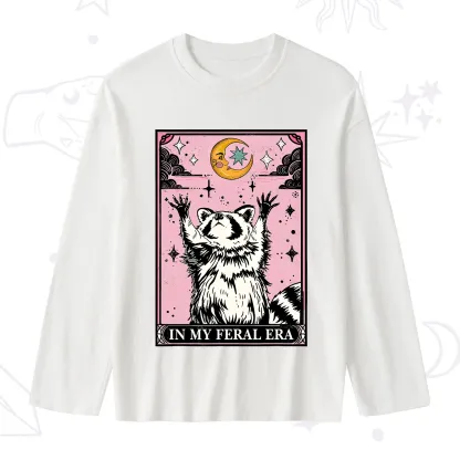 [Copy]Purplehecate Funny Possum Sorry I Can't I'm Dead Slub Long Sleeve T-Shirt