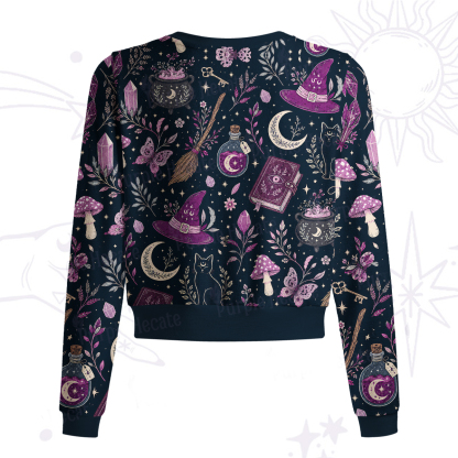 Purplehecate Witchcraft Spellbook Knit Cardigan
