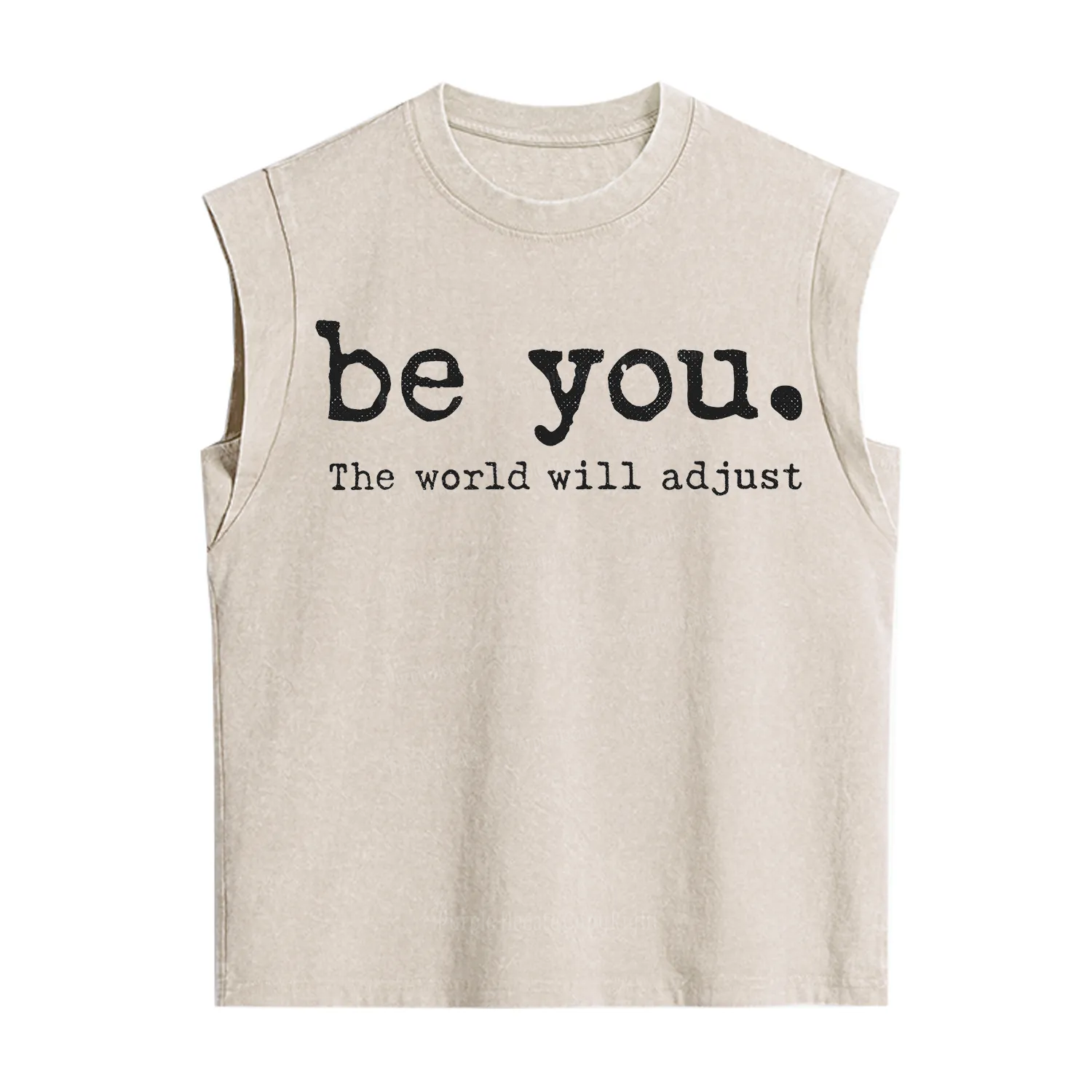 Purplehecate Be You the World Will Adjust Vintage Washed Tank
