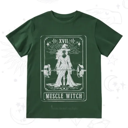 Purplehecate The Muscle With Tarot T-Shirt