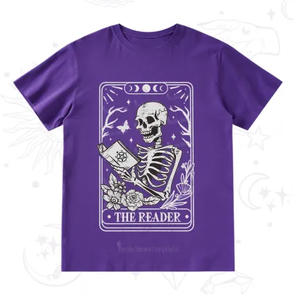 Purplehecate The Reader Tarot Card T-Shirt