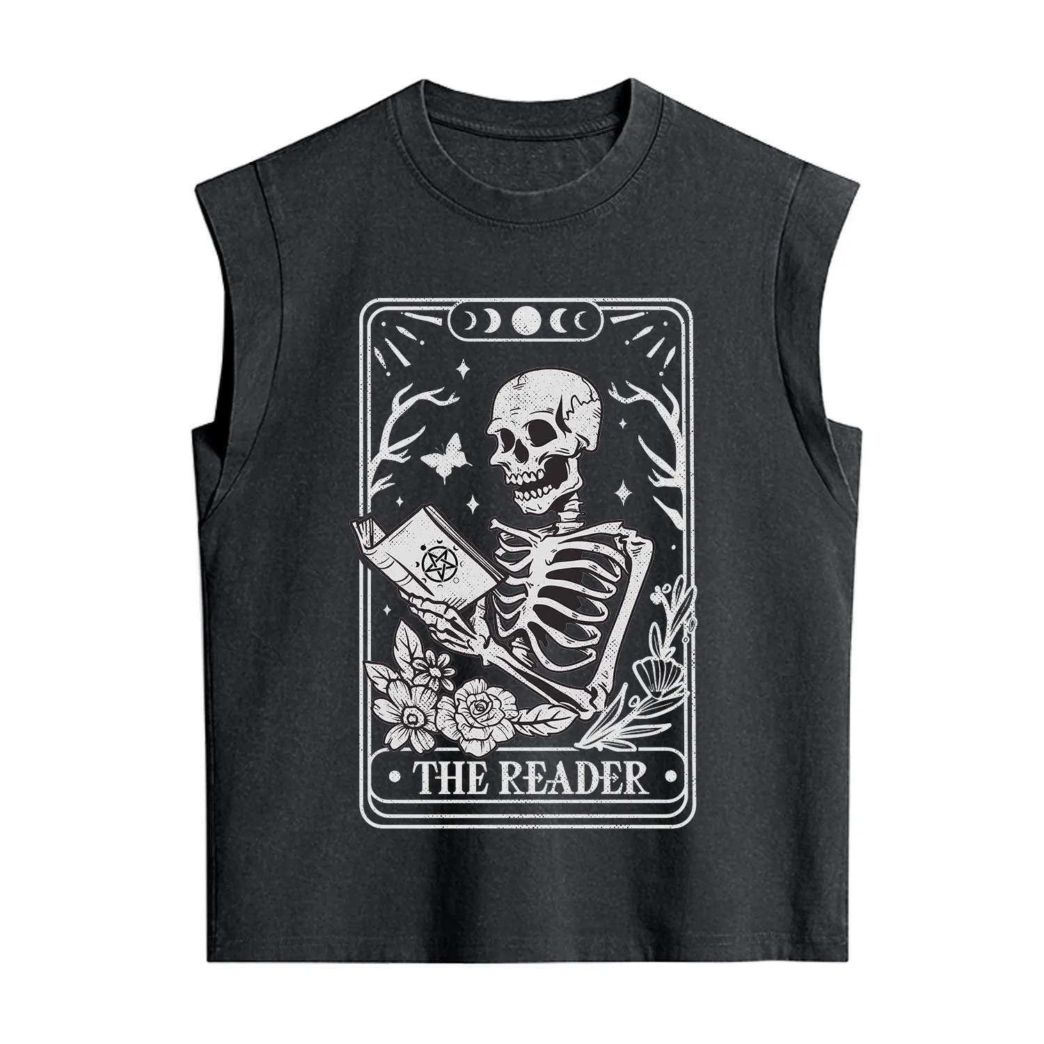 Purplehecate The Reader Tarot Card Vintage Washed Tank