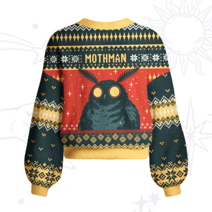 Purplehecate Mothman Eating Soup Cardigan Sweaters