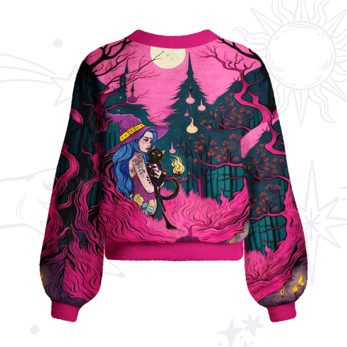 Purplehecate The Witch and Her Familia Cardigan Sweaters