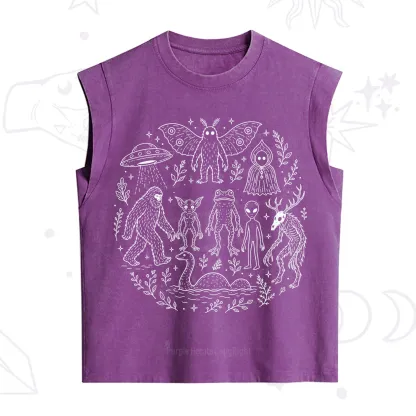 Purplehecate Respect the Locals Cryptid Vintage Washed Tank