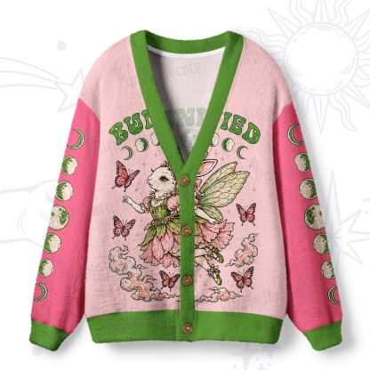 Purplehecate Bunnified Fairy Bunny Ugly Cardigan Sweaters