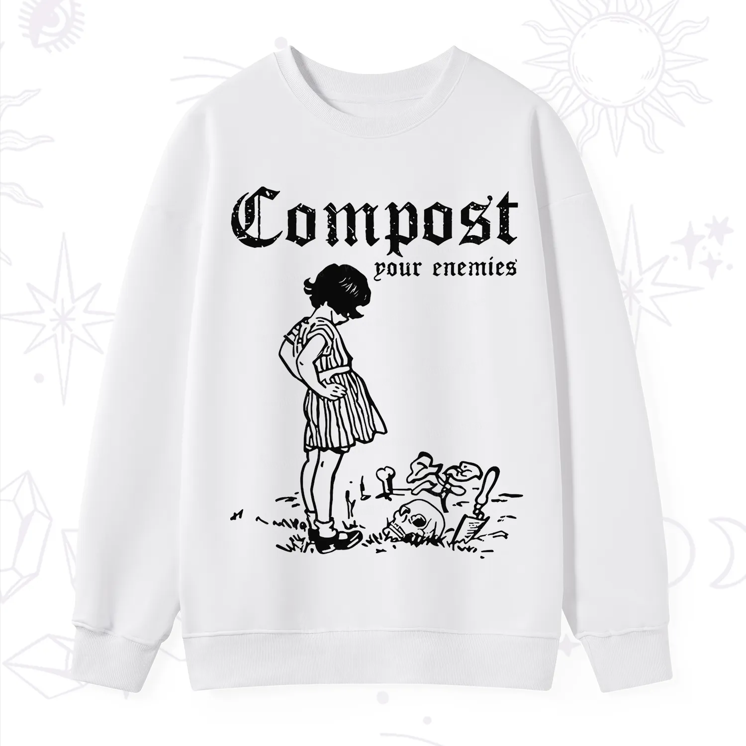 Purplehecate Compost Your Enemies Sweatshirt