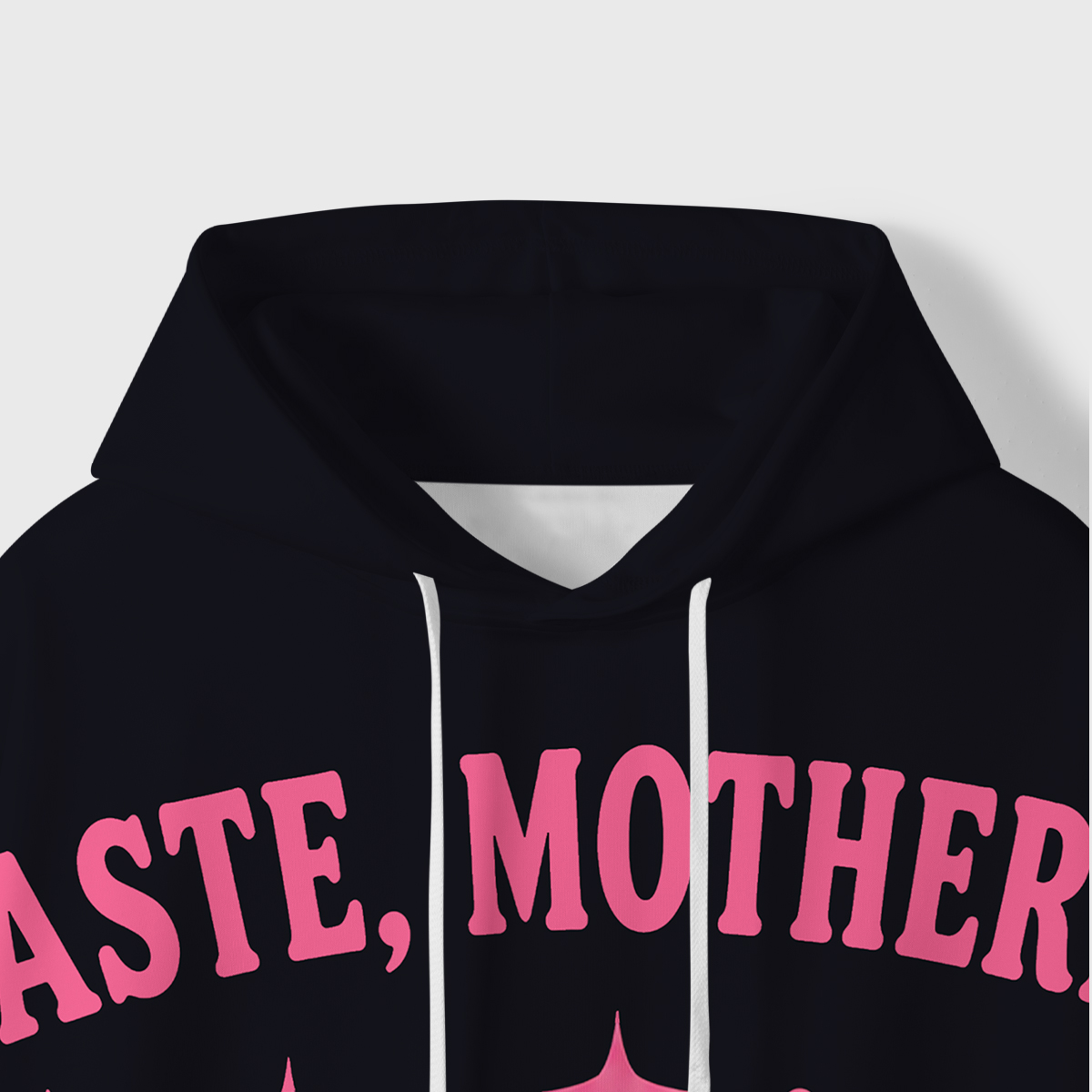 Purplehecate Namaste Motherf*cker Skeleton All-Over Print Hoodie