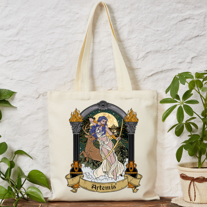 Purplehecate The Huntress Artemis Tote Bag