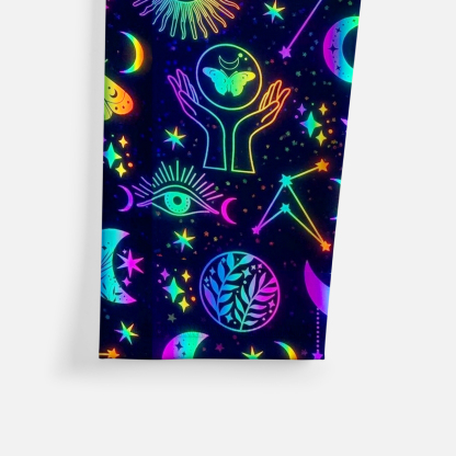 Purplehecate Blacklight Butterfly Yoga Pants