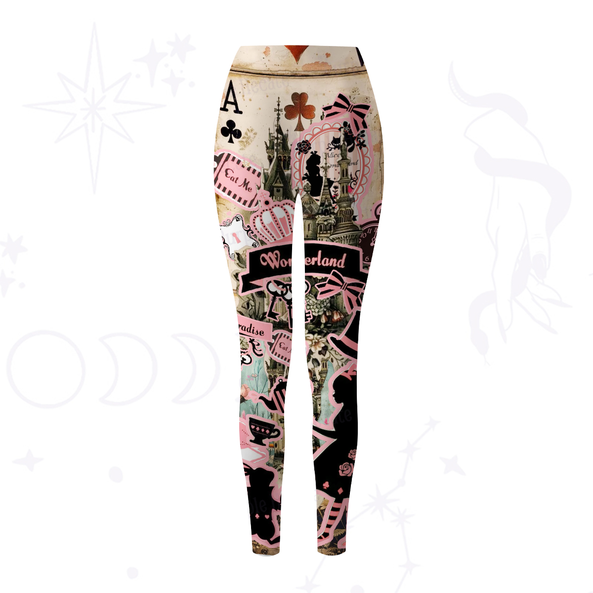 Purplehecate Wonderland Alice's Tea Party Yoga Pants