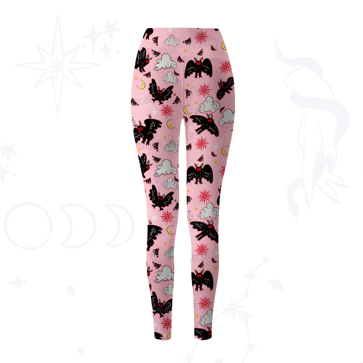 Purplehecate Cryptid Mothman Yoga Pants