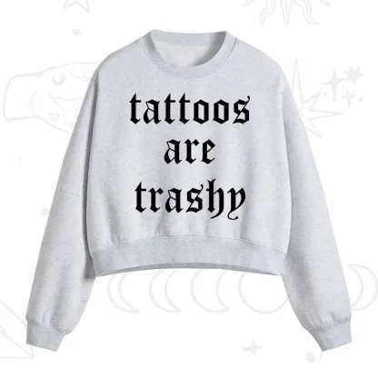 [Copy]Purplehecate Compost Your Enemies Fleece Cropped Sweatshirt