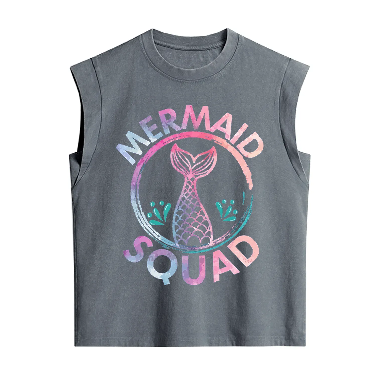 Purplehecate Mermaid Squad Vintage Washed Tank