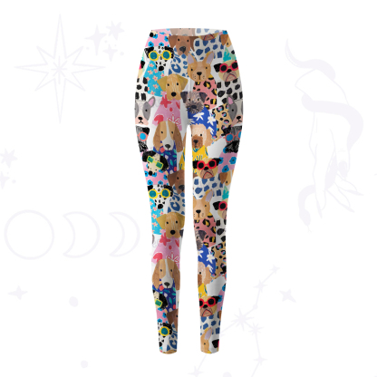 Purplehecate Puppy Parade Yoga Pants