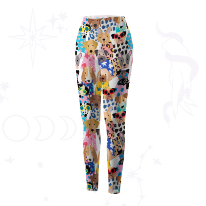 Purplehecate Puppy Parade Yoga Pants