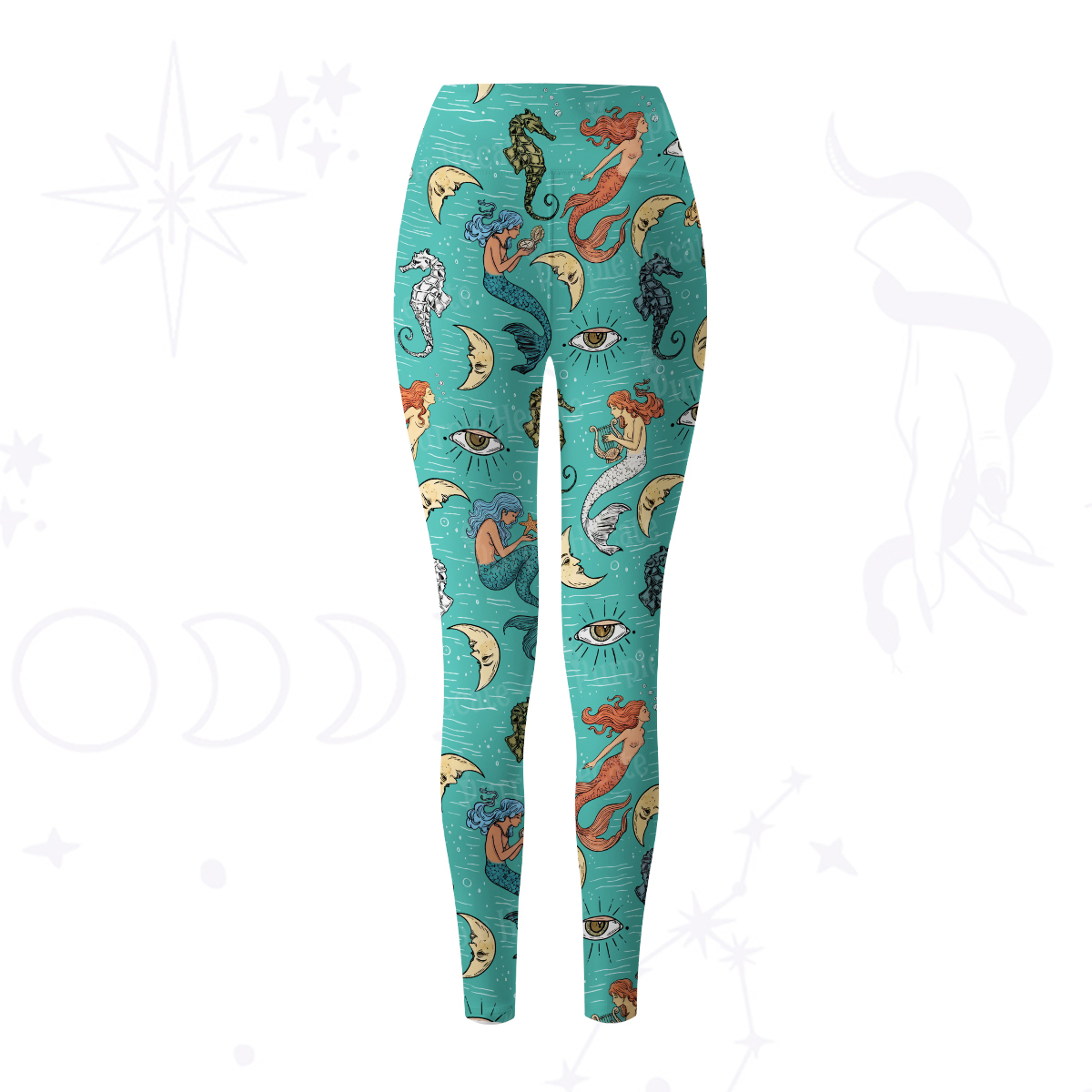 Purplehecate Mermaid Magic Yoga Pants