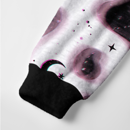 Purplehecate Ghost Face Scream Mask Phone Call Ugly Cardigan Sweaters