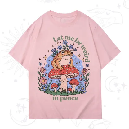 Purplehecate Let Me Be Weird In Peace Frog T-Shirt