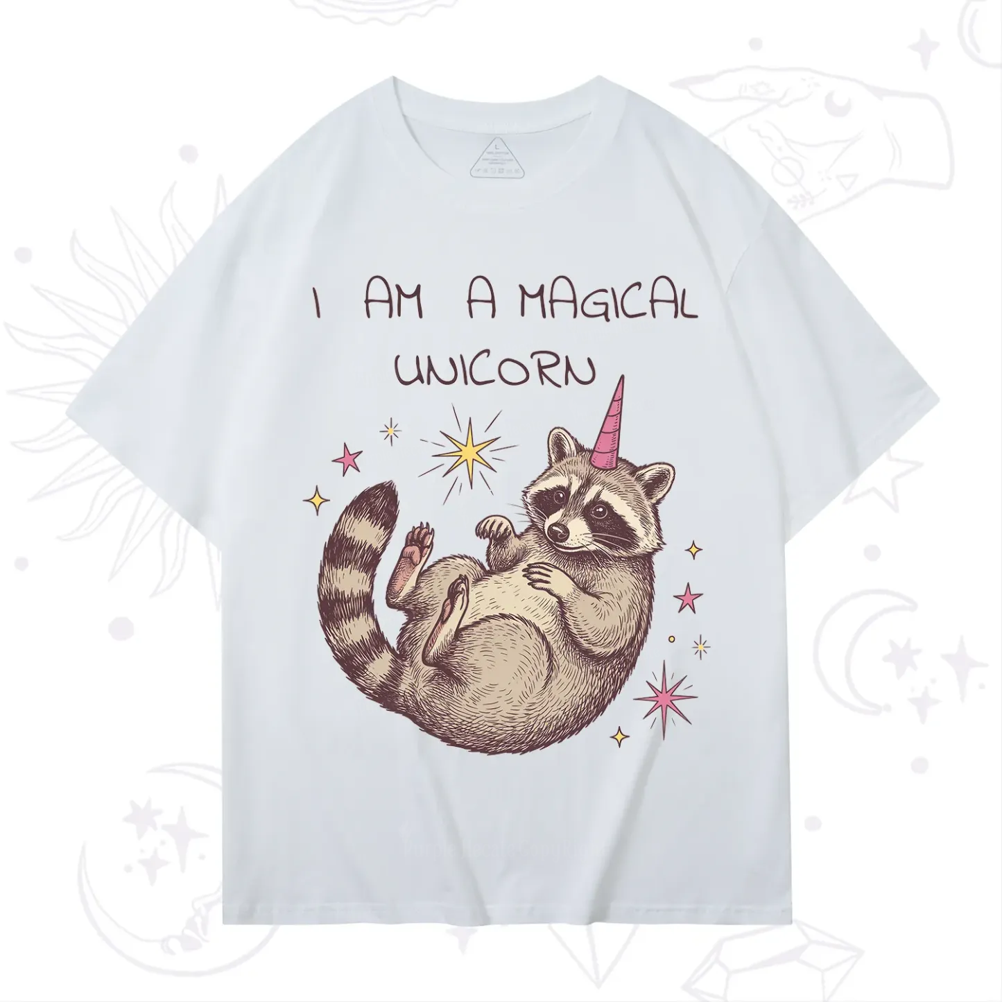 Purplehecate I Am A Magical Unicorn Raccoon T-Shirt