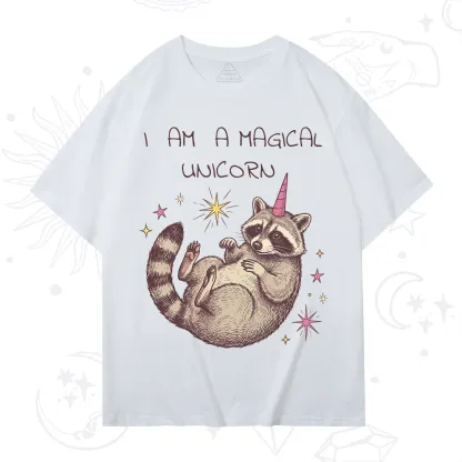 Purplehecate I Am A Magical Unicorn Raccoon T-Shirt