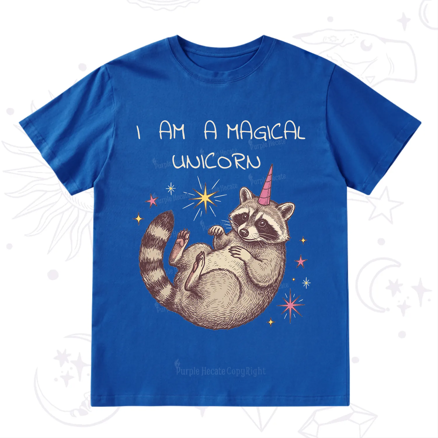 Purplehecate I Am A Magical Unicorn Raccoon T-Shirt