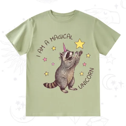 Purplehecate I Am A Magical Unicorn Raccoon T-Shirt