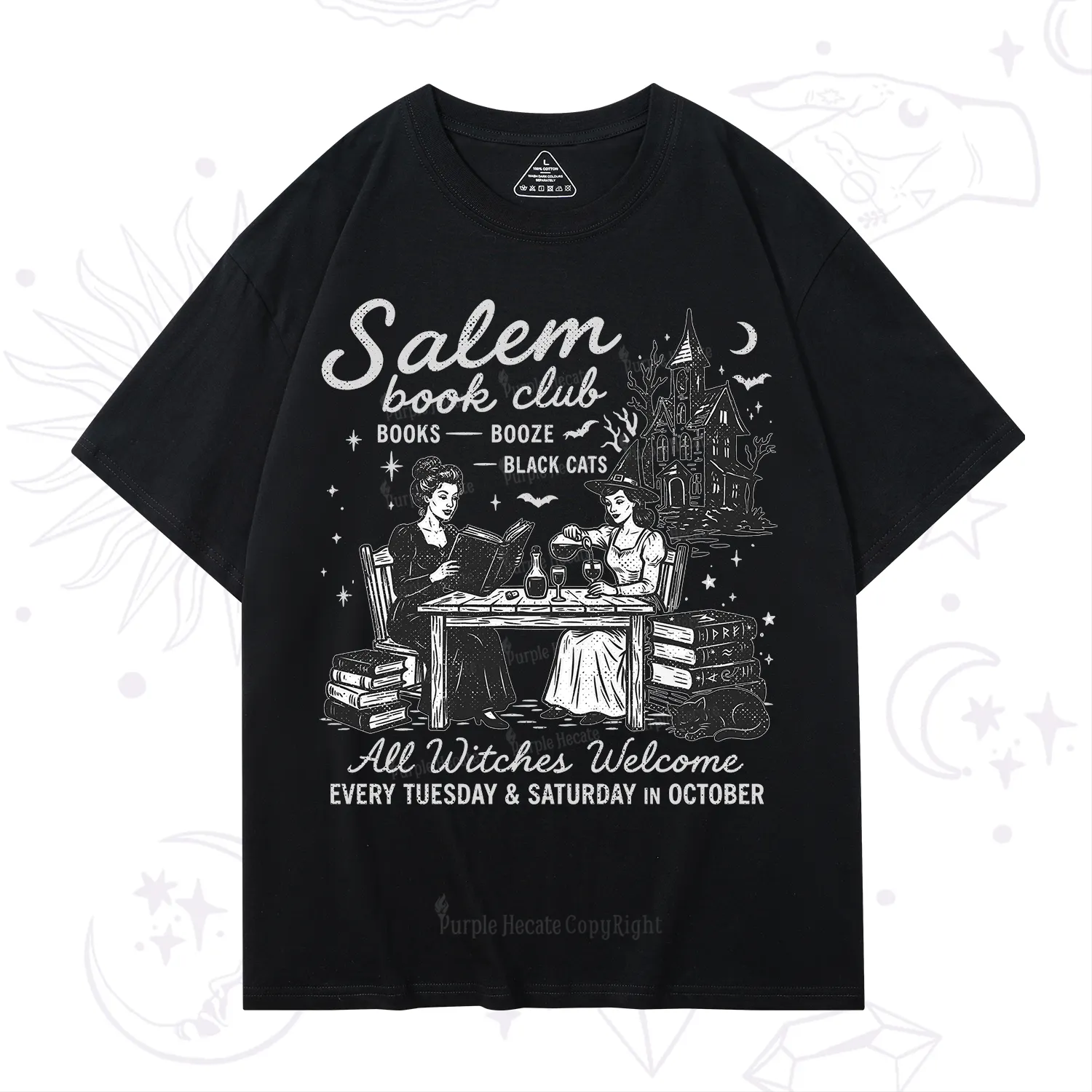 Purplehecate Salem Book Club T-Shirt