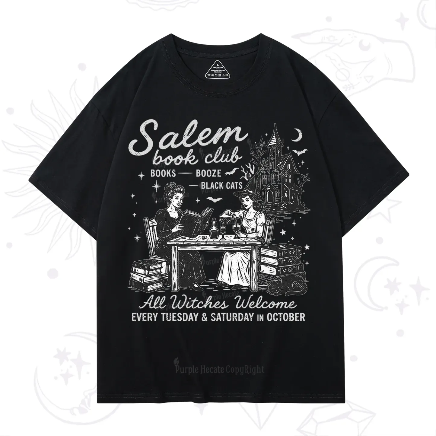 Purplehecate Salem Book Club T-Shirt