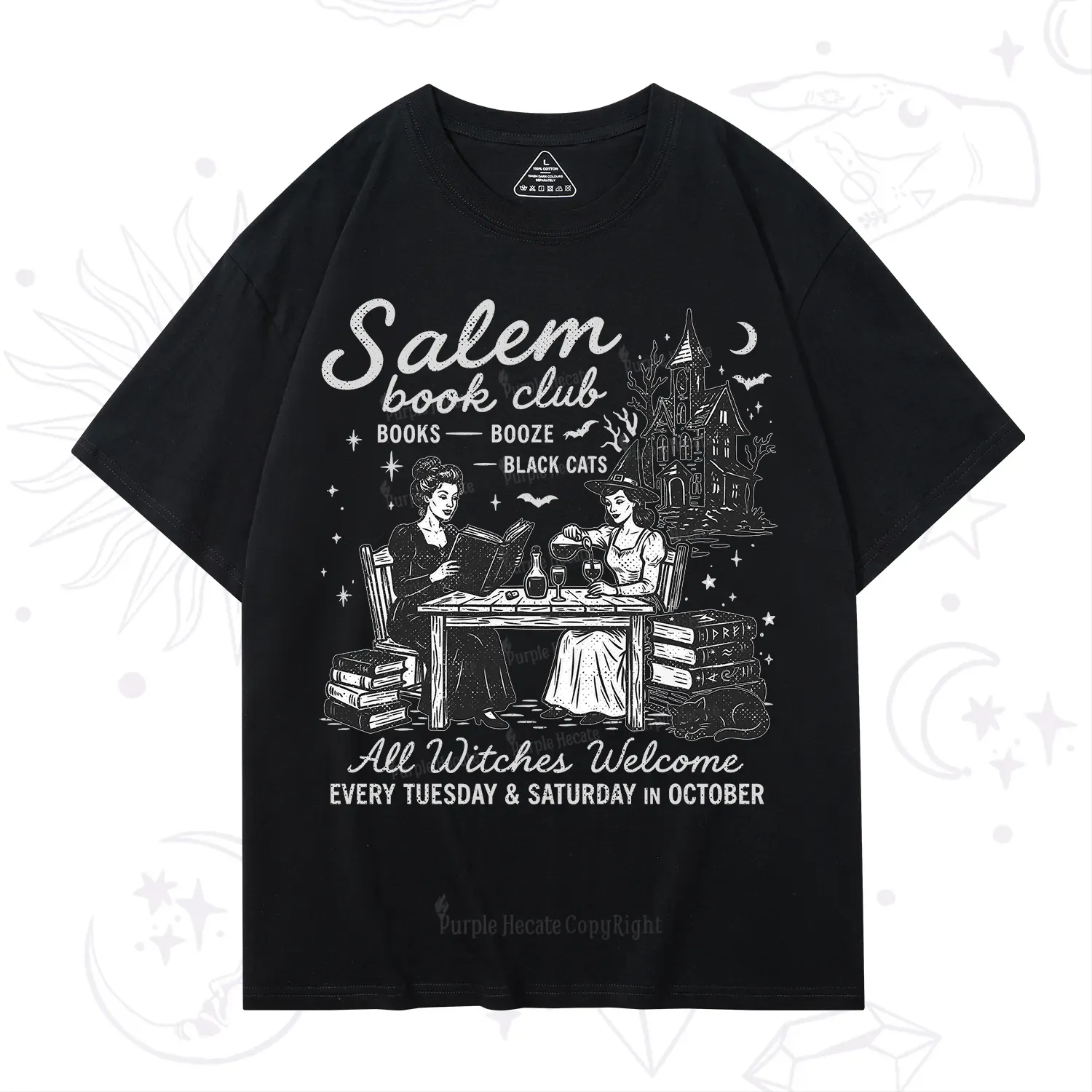 Purplehecate Salem Book Club T-Shirt