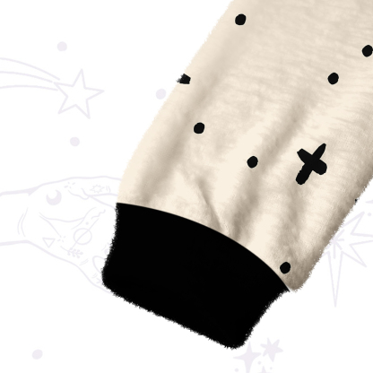 Purplehecate Dual-Tone Frog Garden Fuzzy Crewneck Sweater