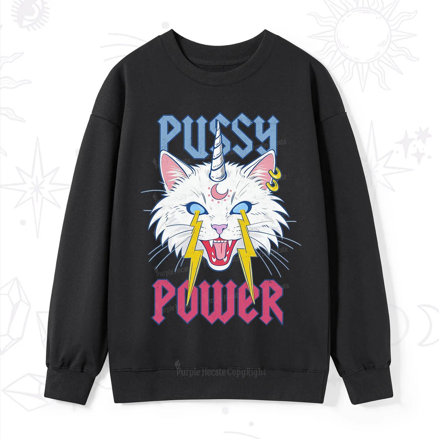 Purplehecate Pussy Power Sweatshirt
