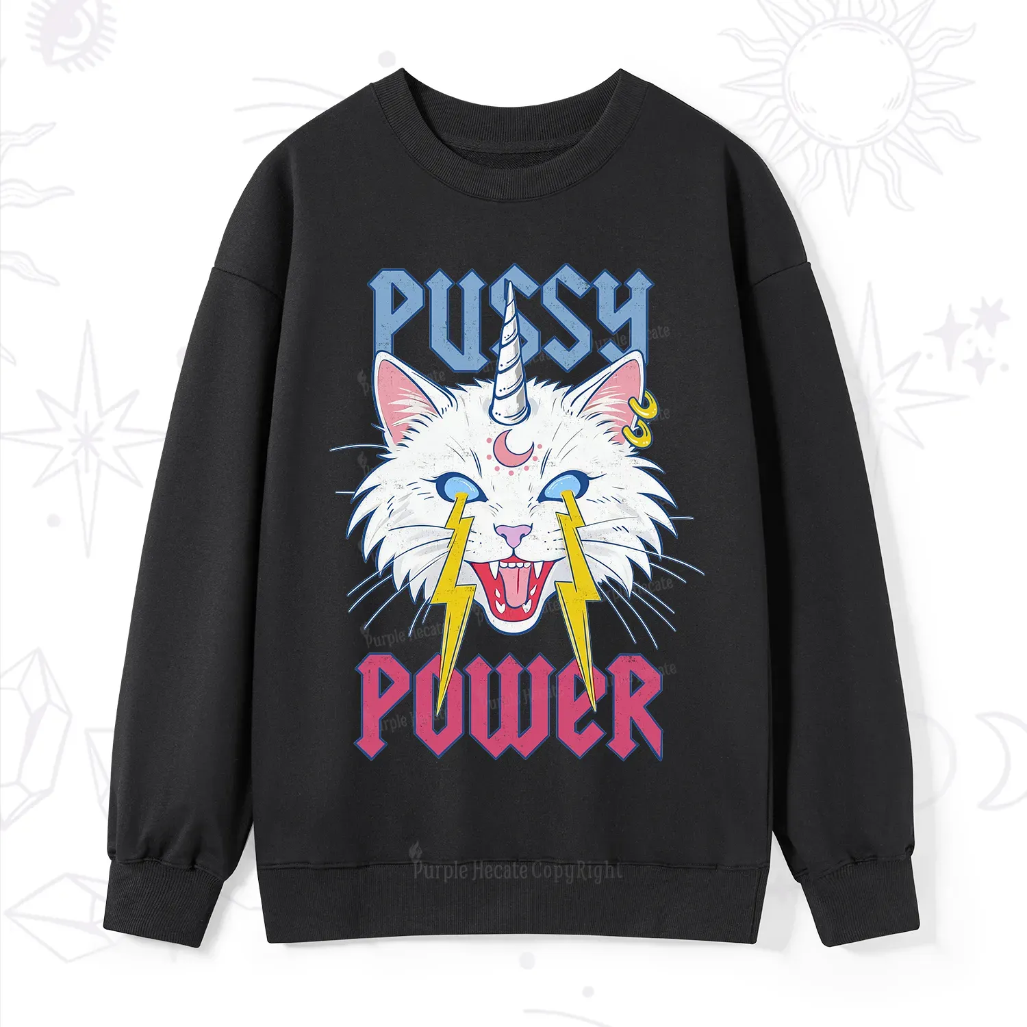 Purplehecate Pussy Power Sweatshirt