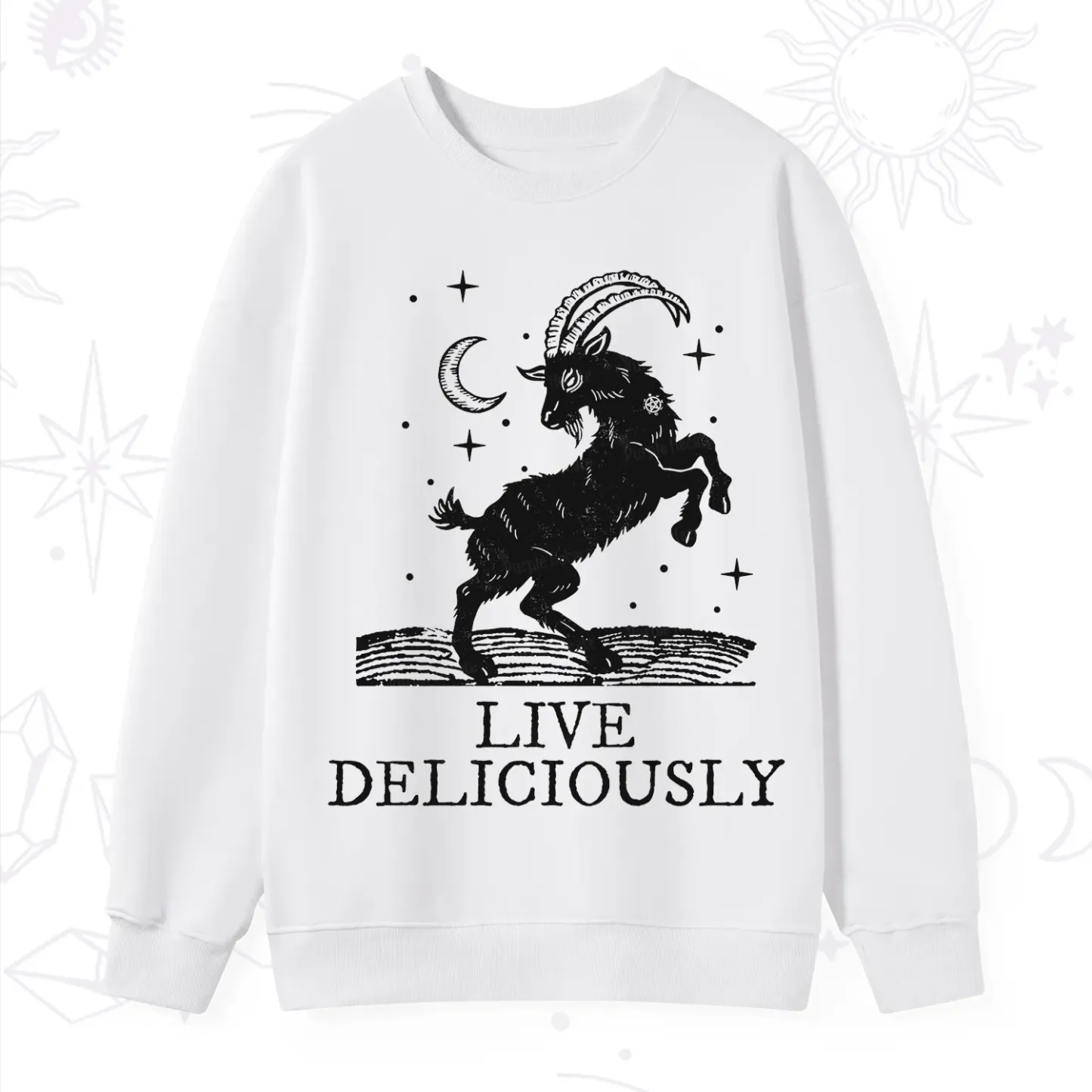 Purplehecate Live Deliciously Sweatshirt