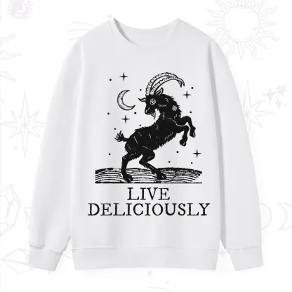 Purplehecate Live Deliciously Sweatshirt