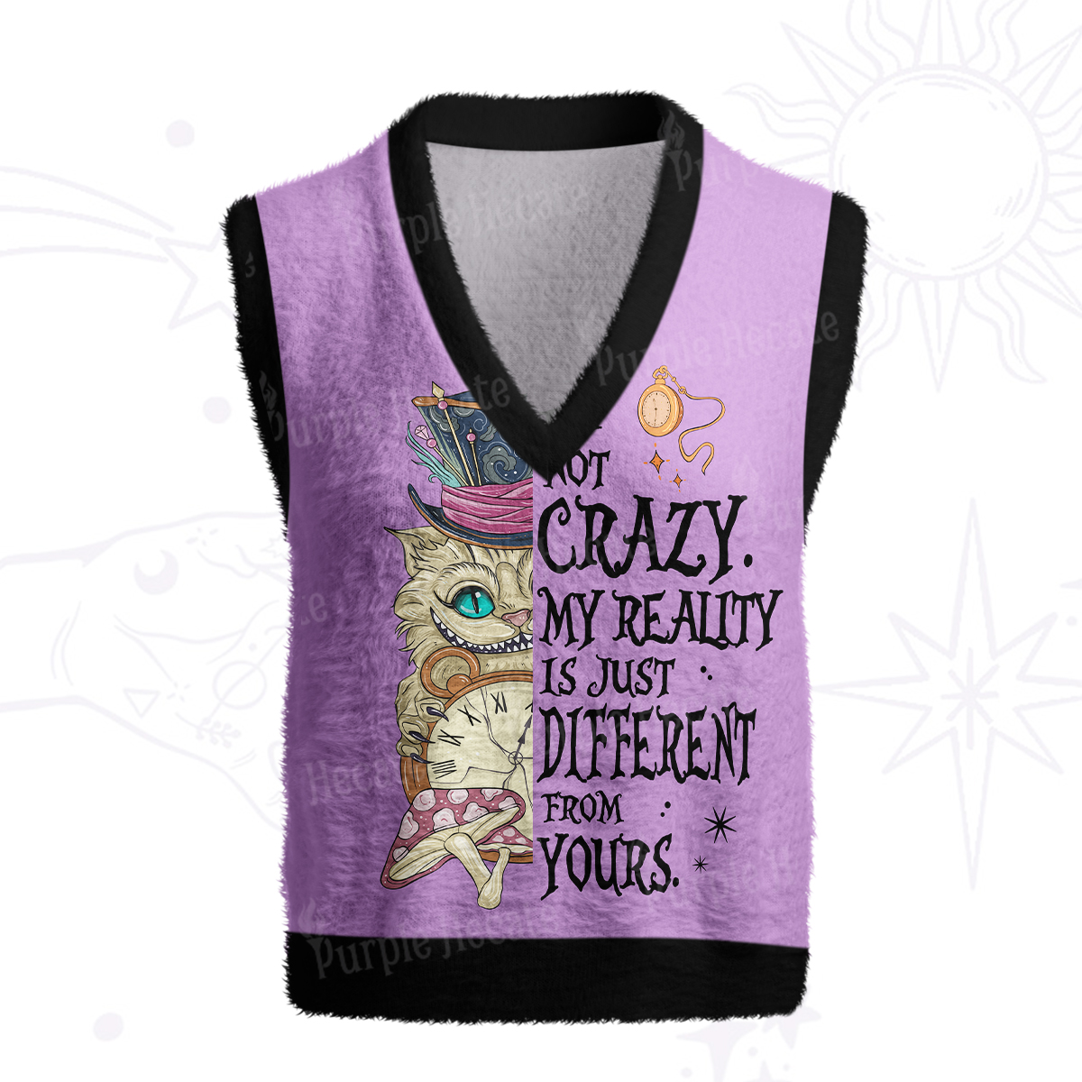 Purplehecate Unique Not Ordinary Ugly Sweater Vest