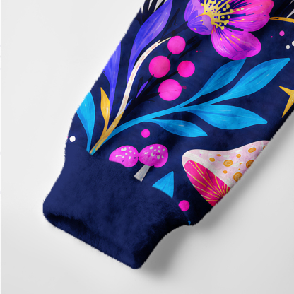 Purplehecate Midnight Magic Mushrooms and Moths Ugly Cardigan Sweaters