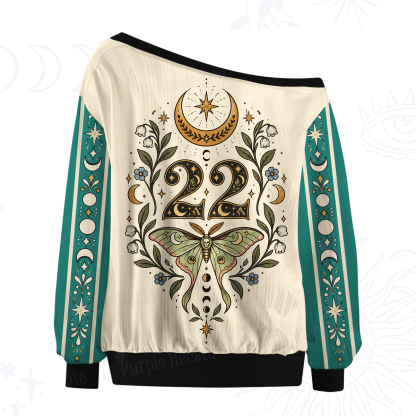Purplehecate Find Light In the Dark Off The Shoulder Graphic Jersey
