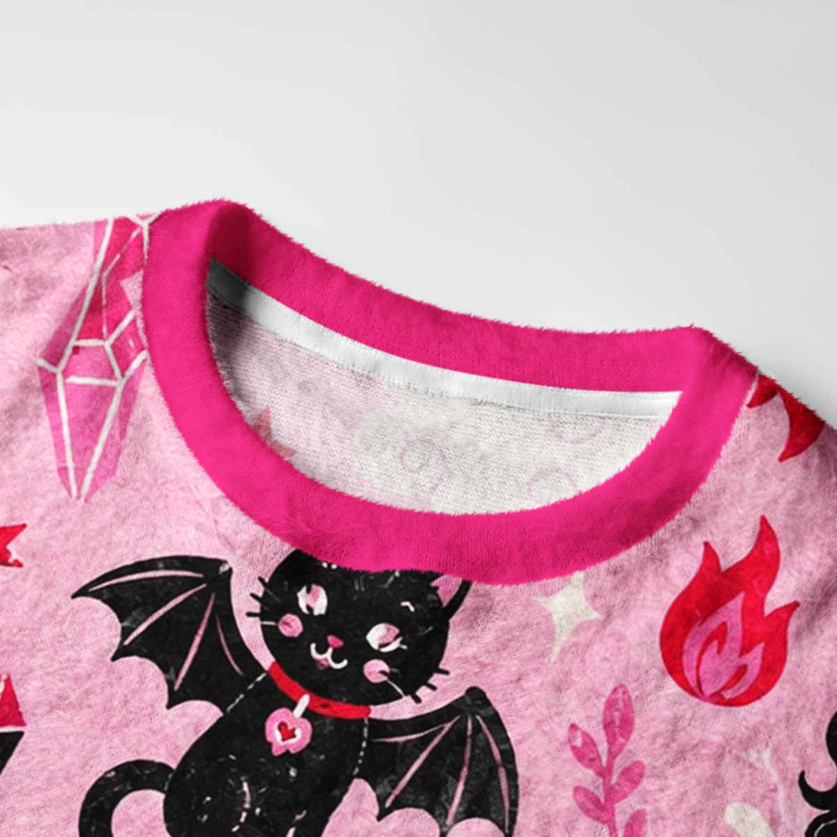 Purplehecate Magical Fantasy Creatures Fuzzy Ugly Sweatshirt