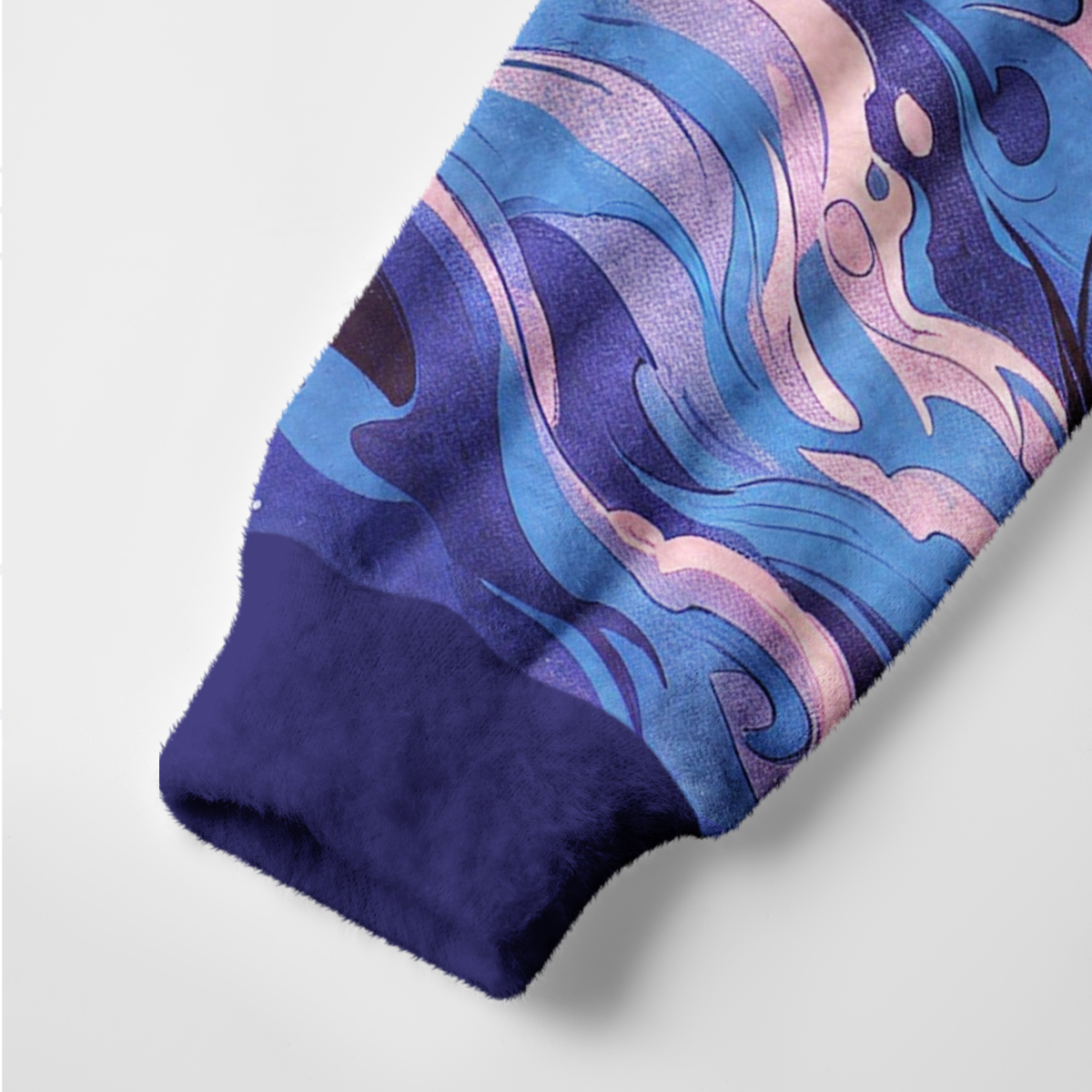 Purplehecate Starsea Vortex Mischief Ghost Cat Ugly Cardigan Sweaters