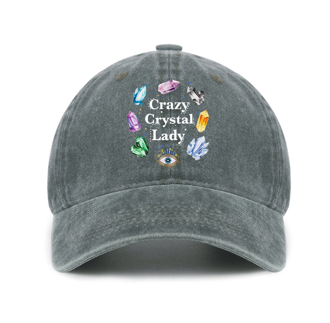 Purplehecate Crazy Crystal Lady Baseball Cap