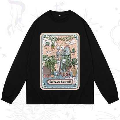 Purplehecate The Embrace Yourself Tarot Long Sleeve T-Shirt