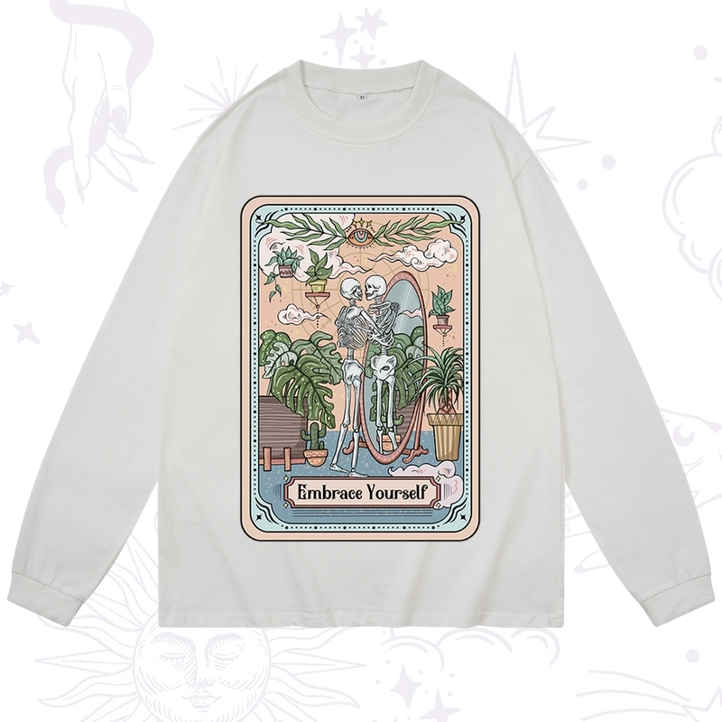 Purplehecate The Embrace Yourself Tarot Long Sleeve T-Shirt