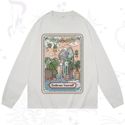 Purplehecate The Embrace Yourself Tarot Long Sleeve T-Shirt