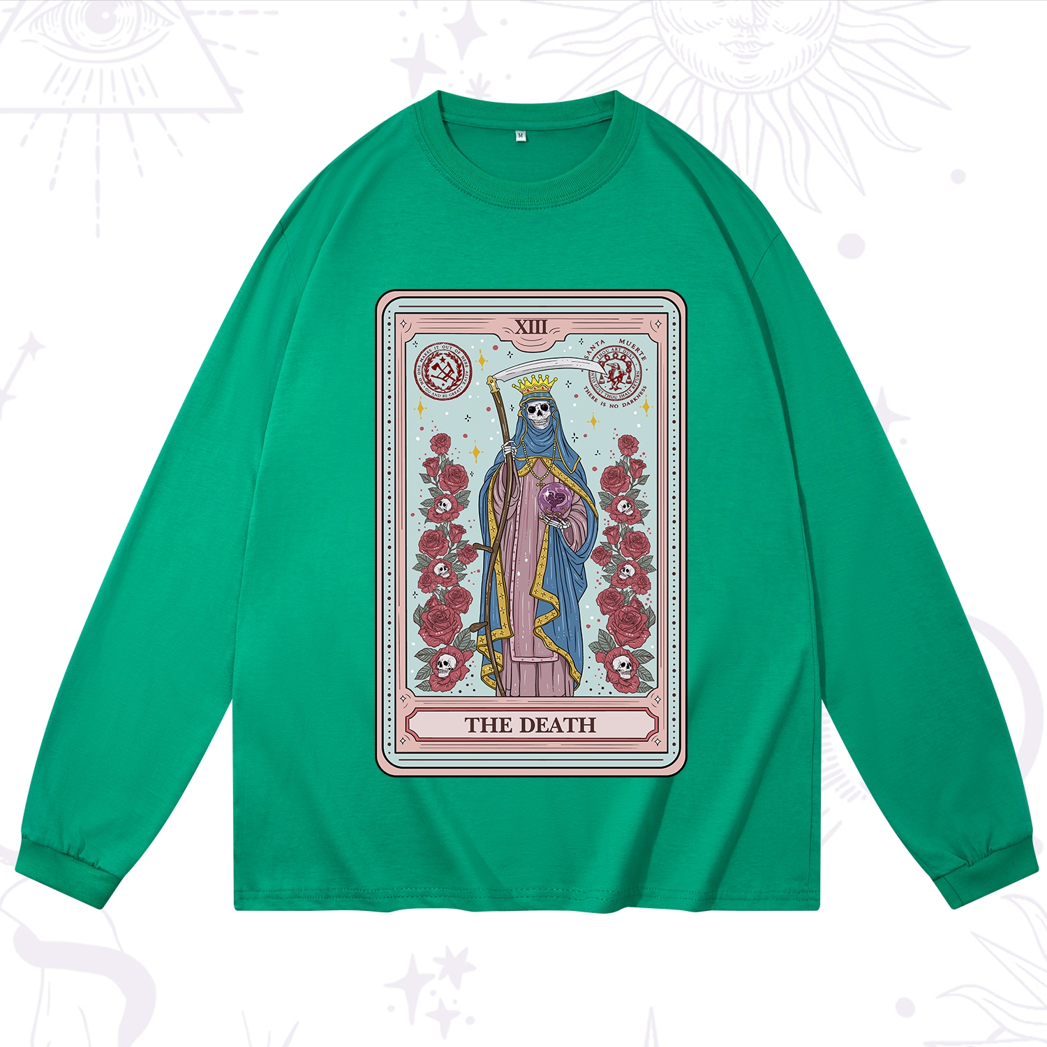 Purplehecate The Death Tarot Long Sleeve T-Shirt
